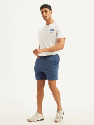 Men's Blue Regular Fit Shorts