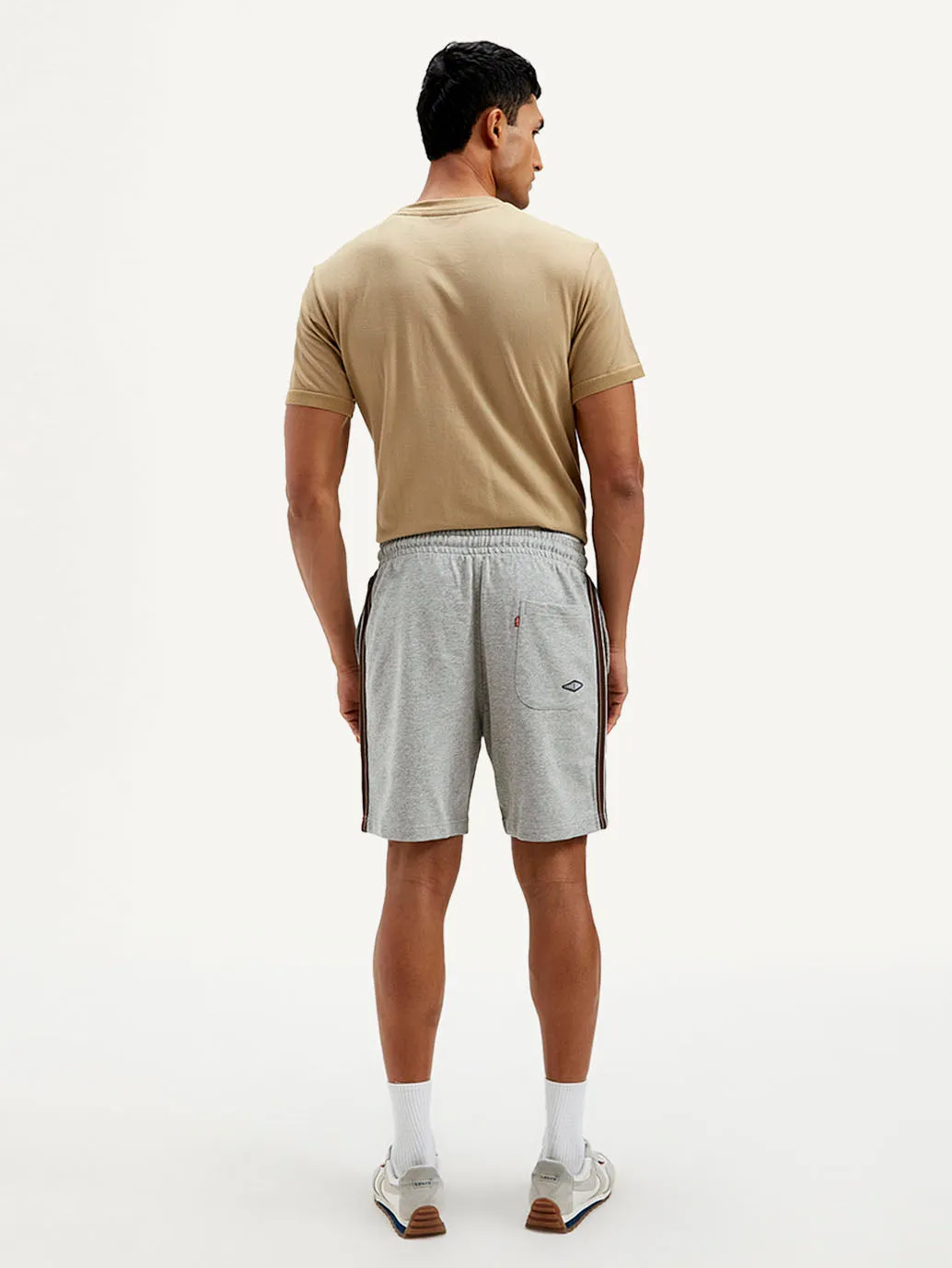 Men's Grey Regular Fit Shorts