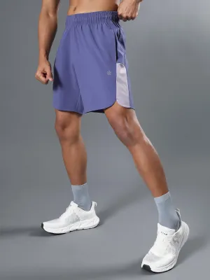 Men's Purple Pace Up Runner's Shorts