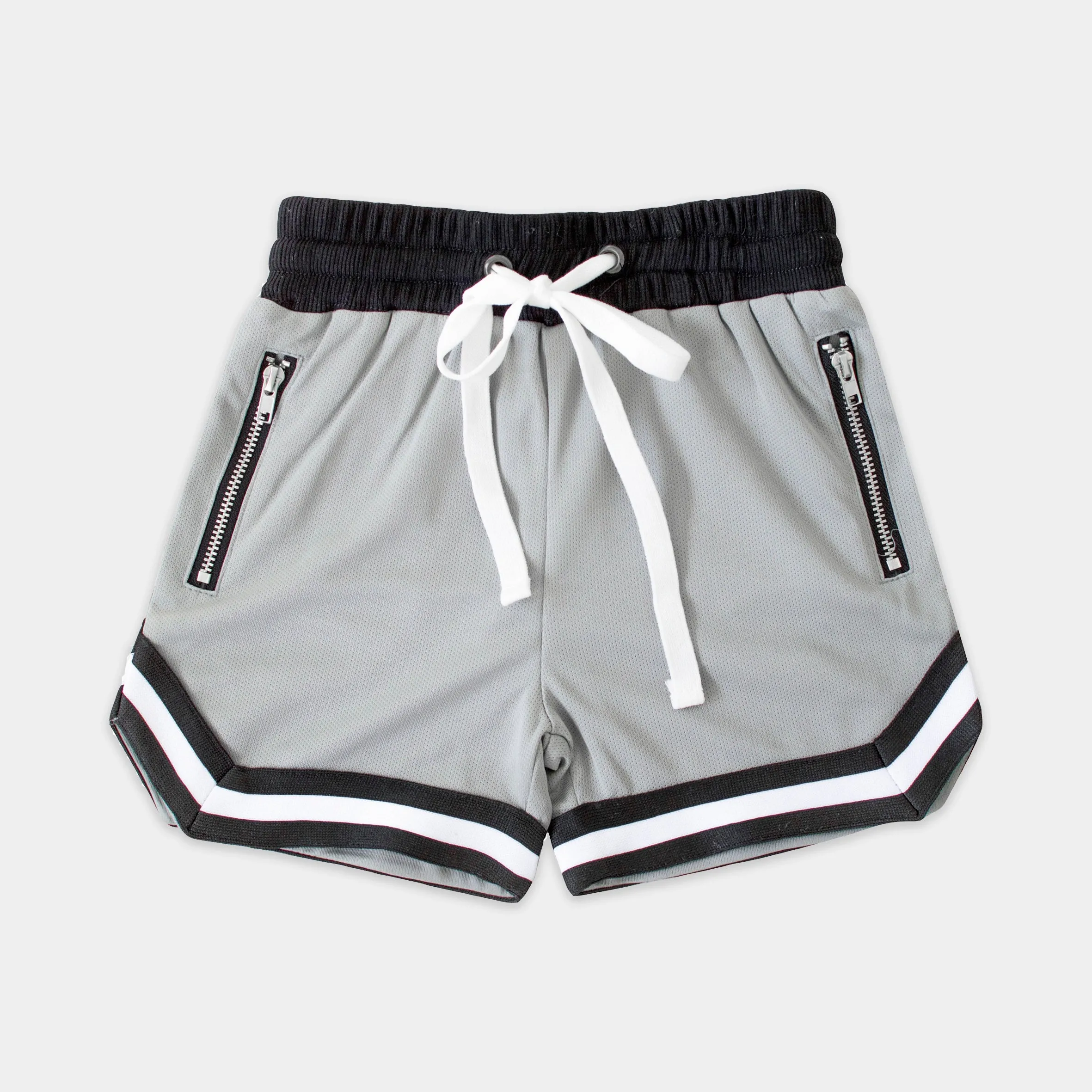 MESH BALLER SHORTS - GREY