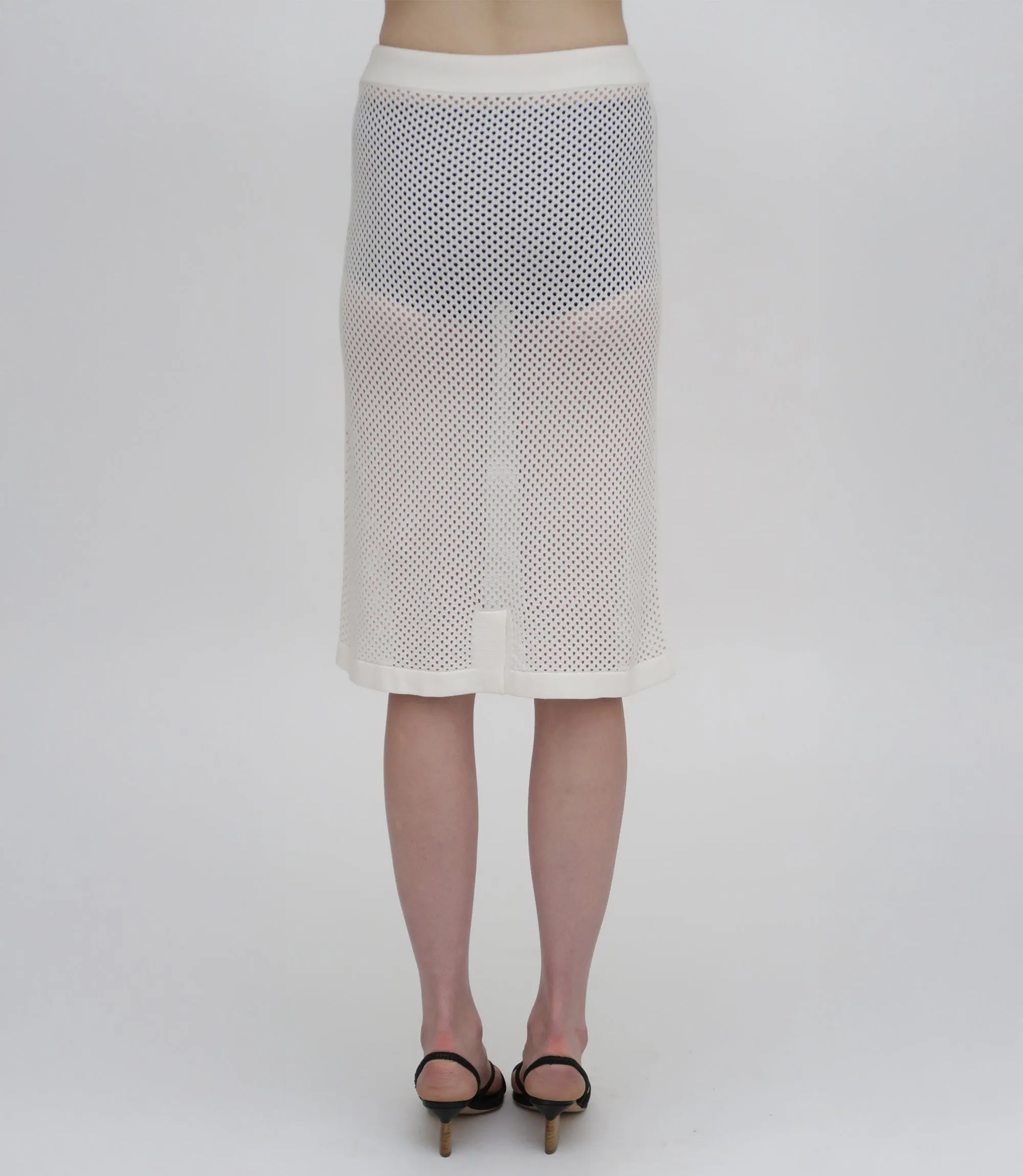 MESH MIDI SKIRT