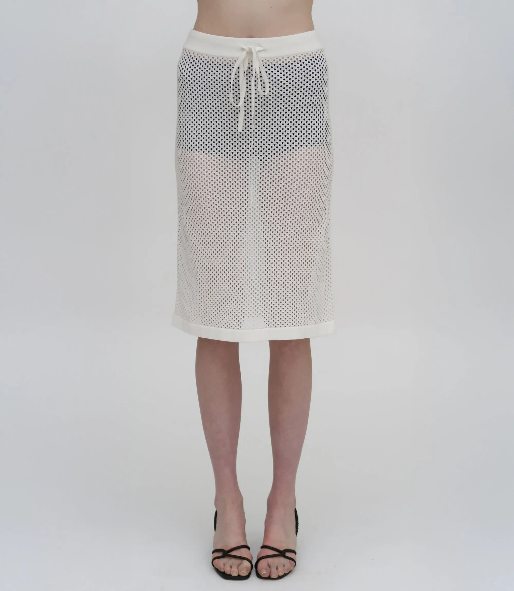 MESH MIDI SKIRT