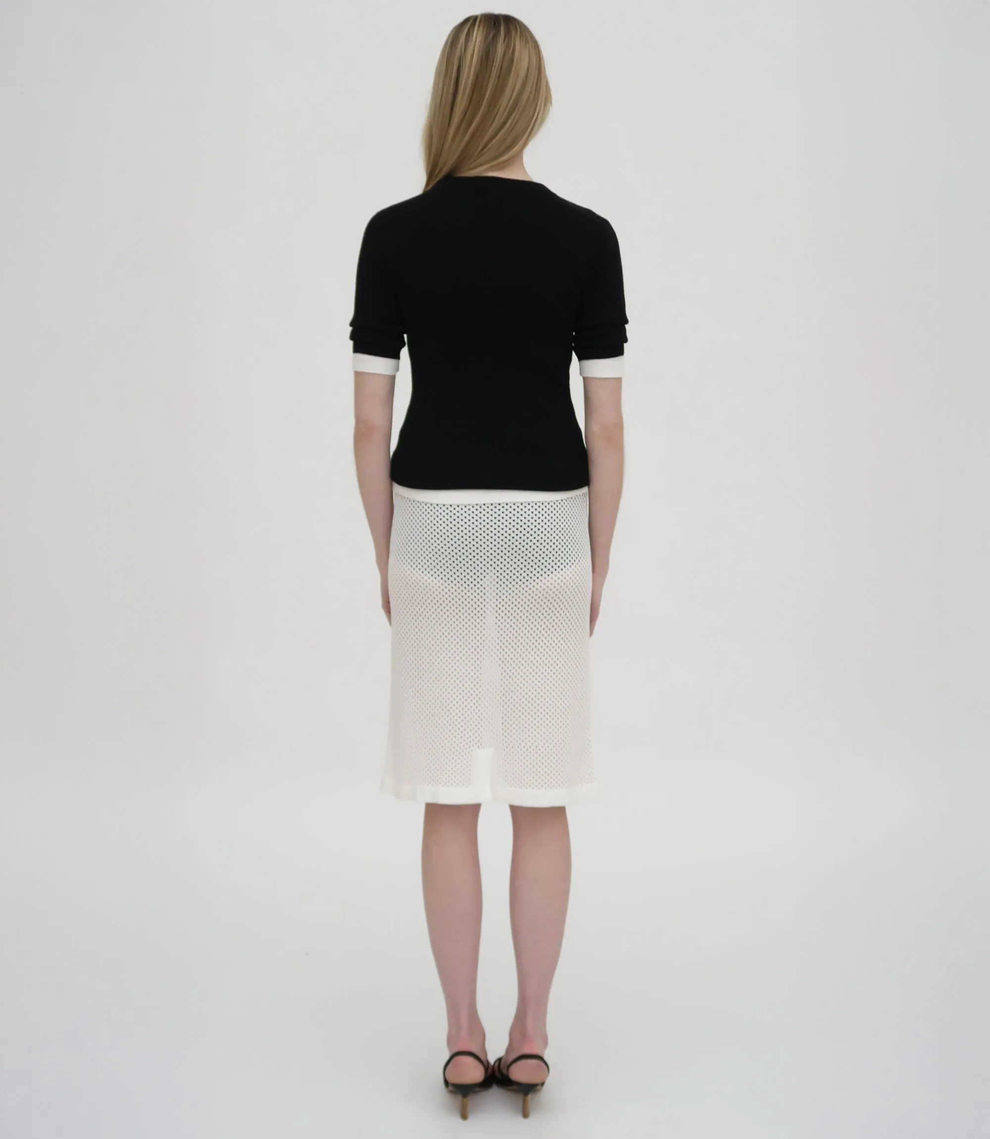 MESH MIDI SKIRT