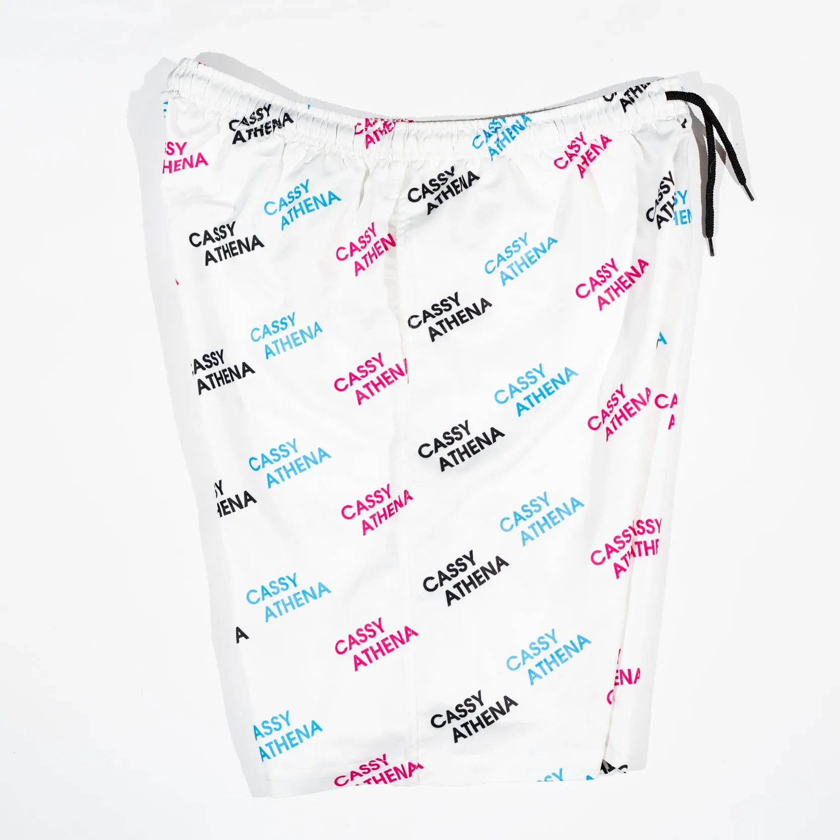 Miami Moonlight White Allover Print Shorts