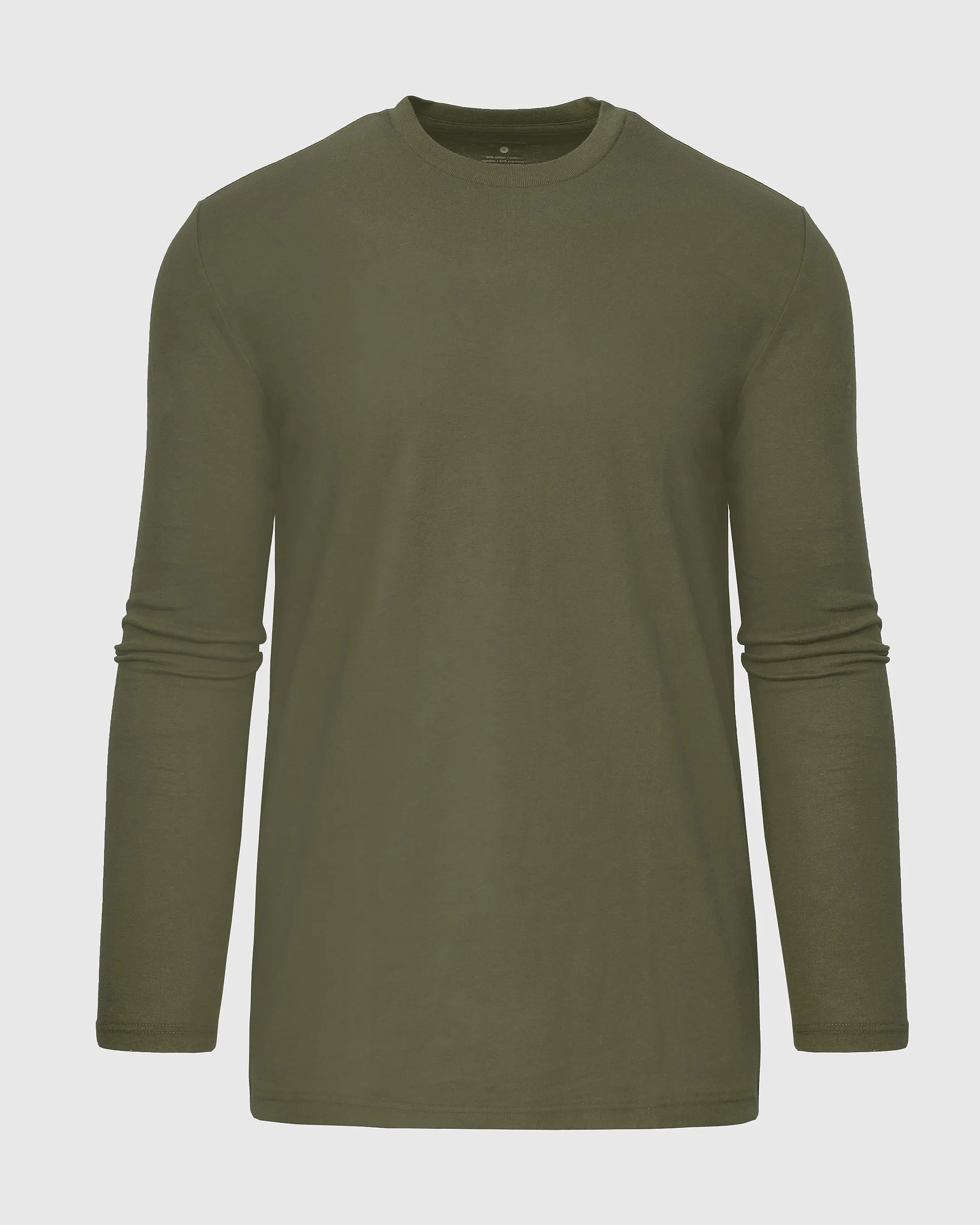 Military Green Tall Long Sleeve T-Shirt
