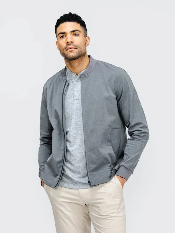MINISTRY OF SUPPLY KINETIC BOMBER JACKET IN SLATE GREY