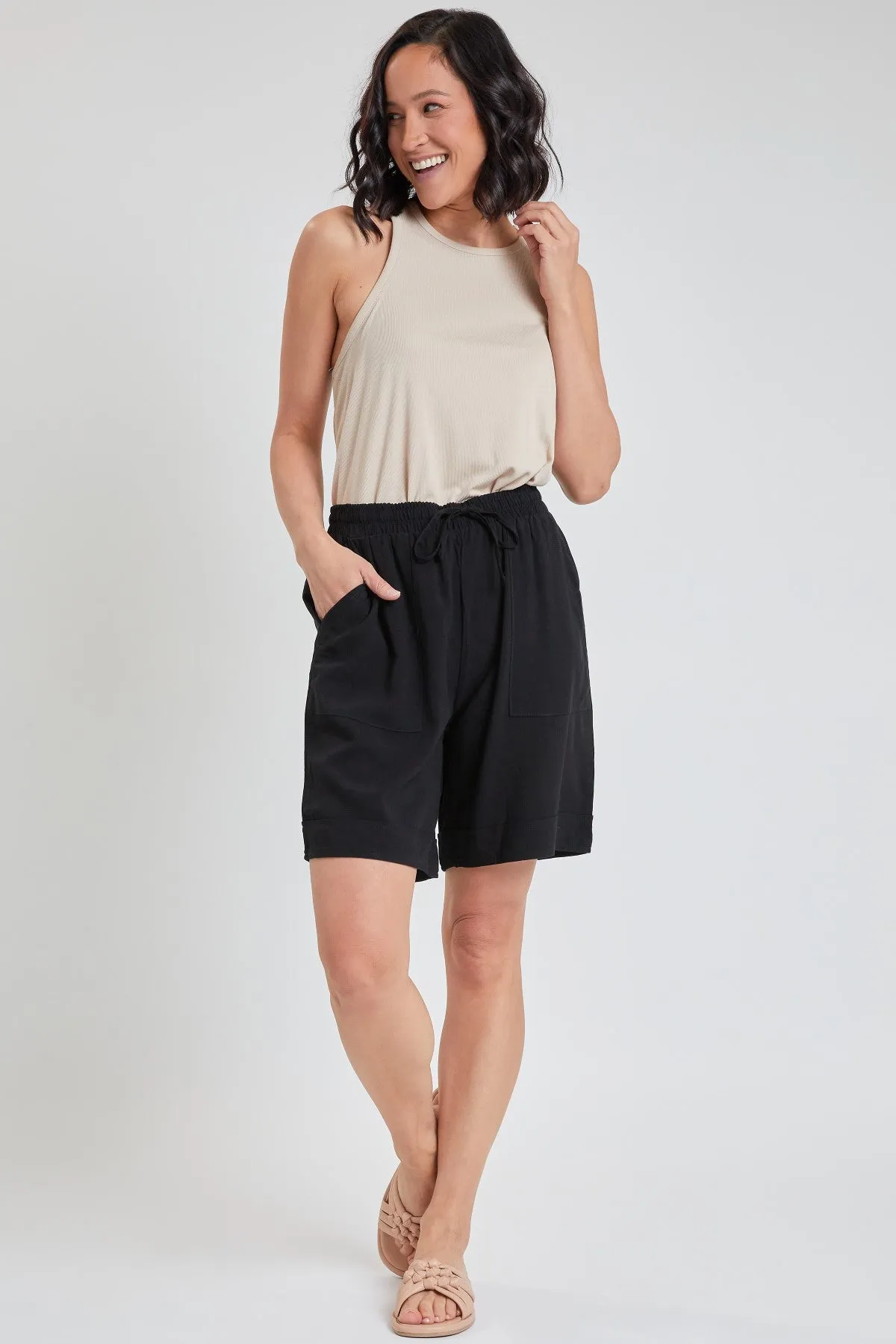 Missy Double Cuff Shorts With Pork Chop Pockets , Pack Of 6