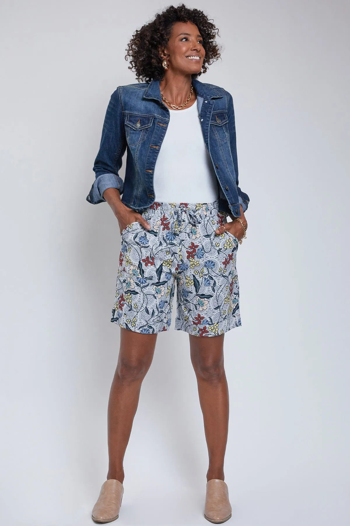 Missy Double Cuff Shorts With Pork Chop Pockets , Pack Of 6