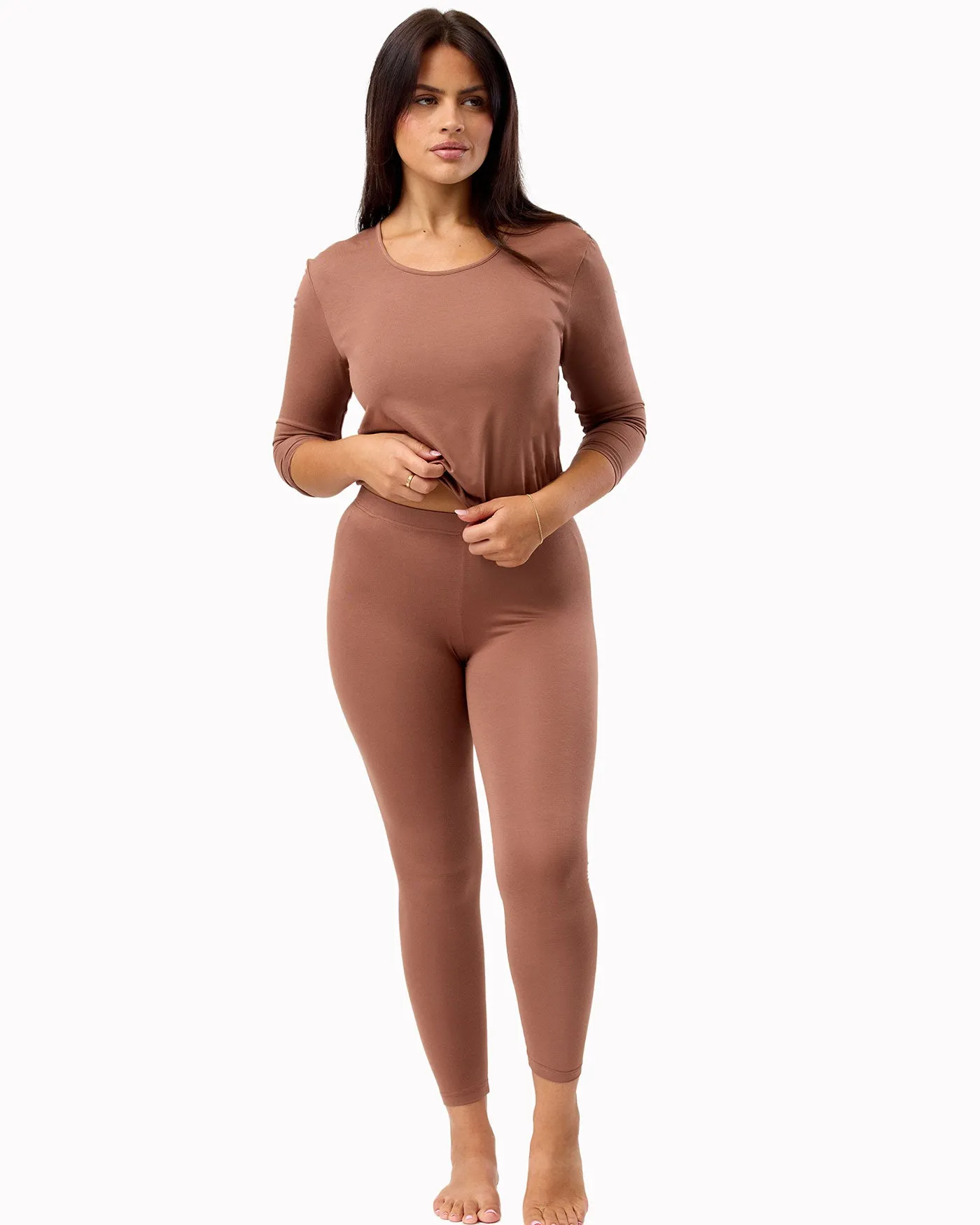 Modal Thermal Legging - HH2225 Caramello