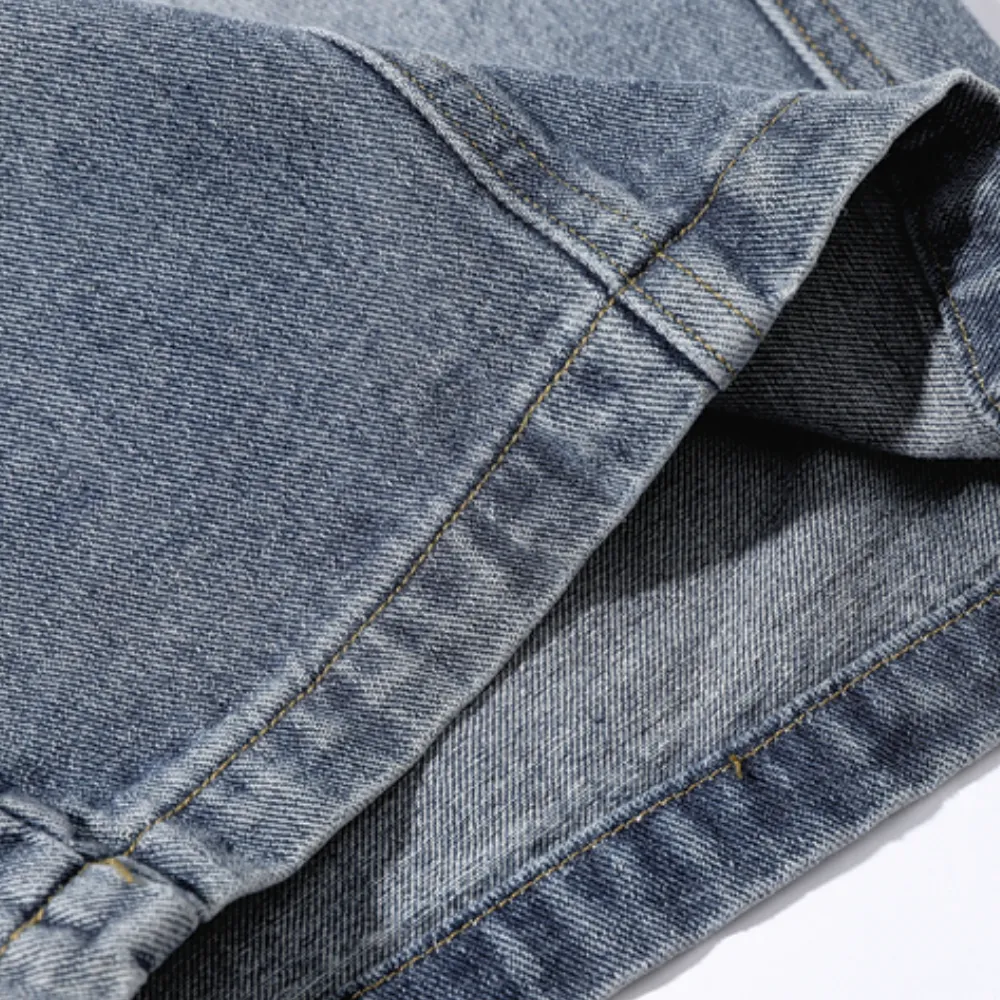 Modern Washed Gradient Denim Shorts