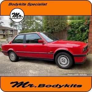 Mr PP Plastic IS Style Side Skirt For BMW E30 1982-1994 Sedan/Coupe (4 Pcs)