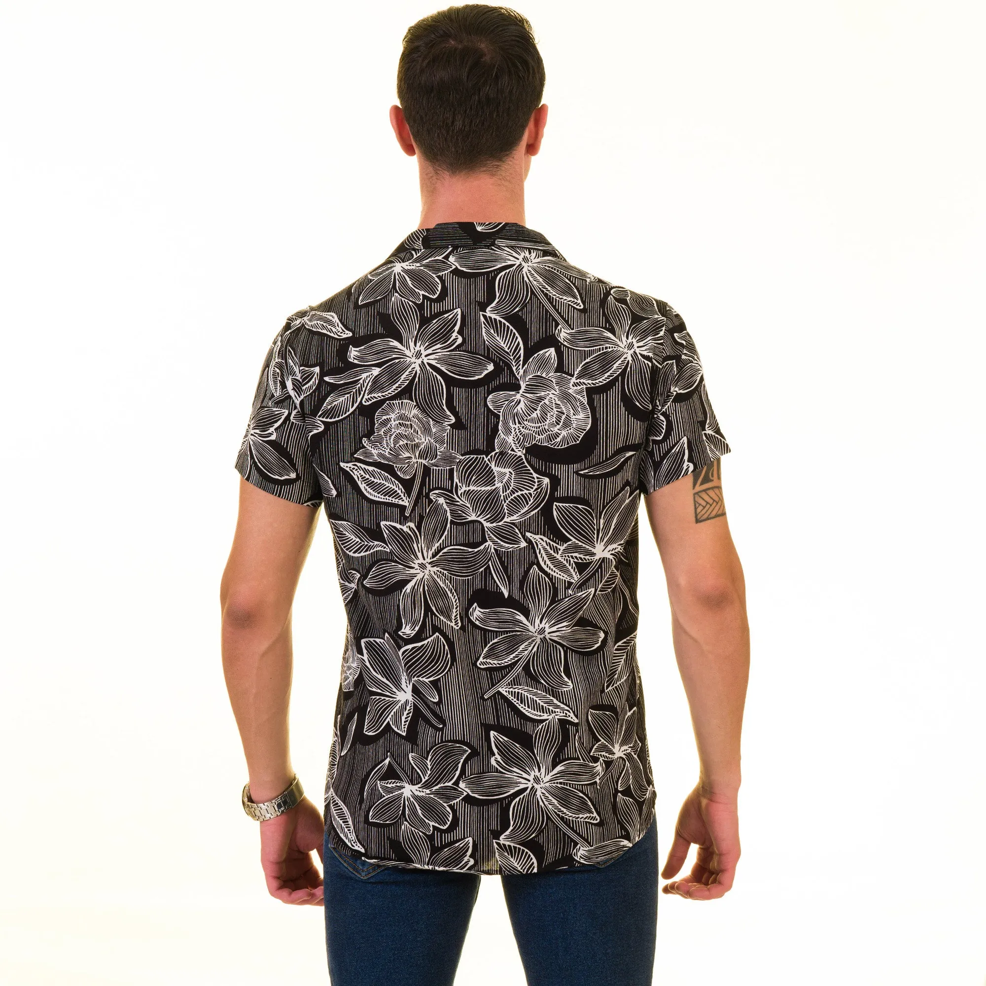Multi Color European Made & Designed Hawaiian Summer Shirts For Men