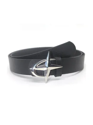 Multicolored Y2k street star moon belt with buckle