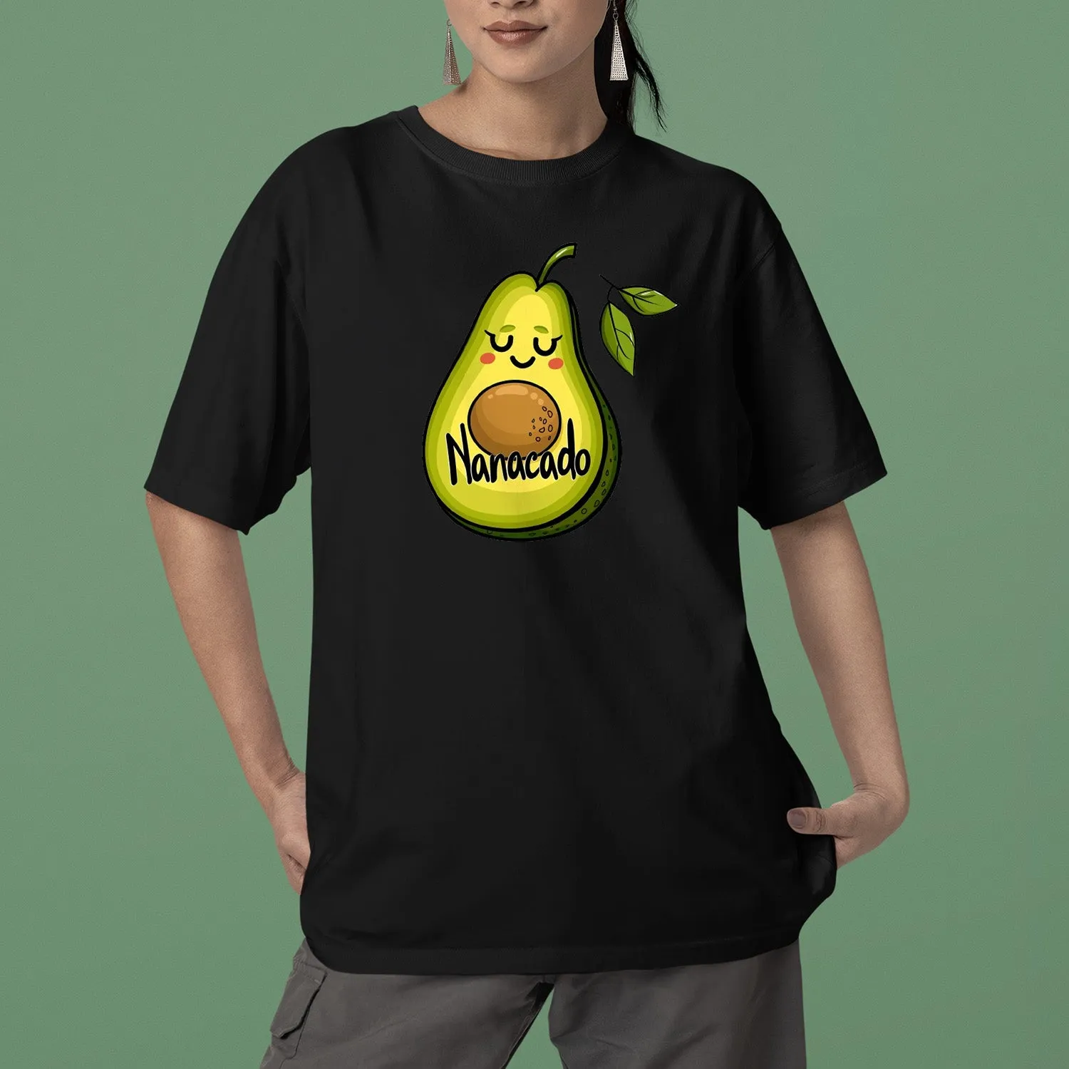 Nanacado T-Shirt, Cute Avocado Shirt, Nana Shirt, Fruiti Grandma Hoodie, Grandma Shirt, Mother's Day Gift For Grandma, Happy Mother's Day