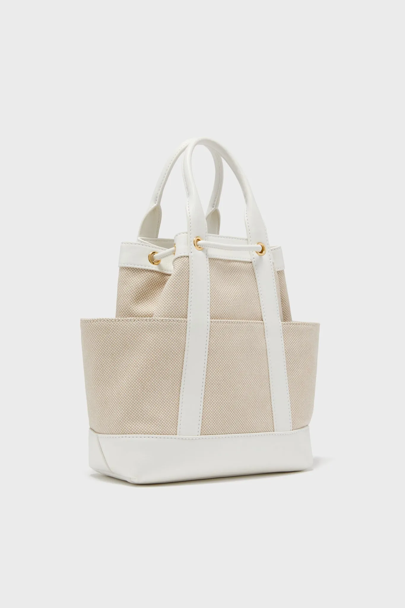 Natural and Off White Veronica Beard Goody Bag