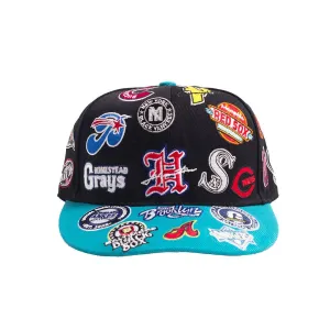 NEGRO LEAGUE COLLAGE FITTED HAT