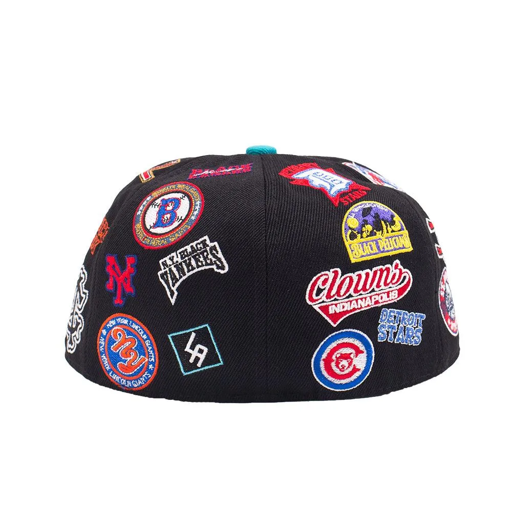 NEGRO LEAGUE COLLAGE FITTED HAT