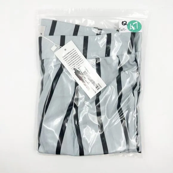 Never A Wallflower Pleated Shorts Blue Cabana Stripe Small S NEW NWT