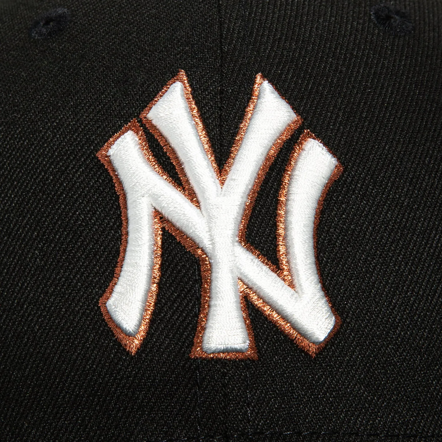 New Era 59Fifty New York Yankees 1942 All Star Game Patch Hat - Black, Ivory, Metallic Copper