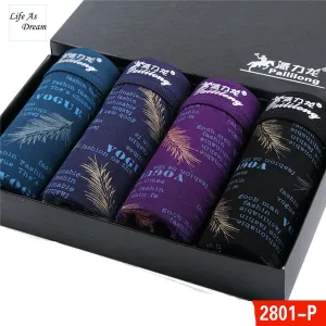 New Mens Underwear Boxers Fashion printed Men Underpants Boxer Shorts Modal Male Panties Pouch Sheath Underpants