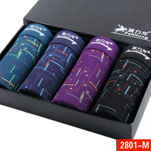 New Mens Underwear Boxers Fashion printed Men Underpants Boxer Shorts Modal Male Panties Pouch Sheath Underpants