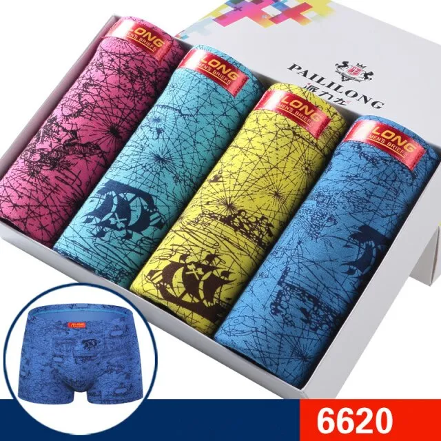 New Mens Underwear Boxers Fashion printed Men Underpants Boxer Shorts Modal Male Panties Pouch Sheath Underpants