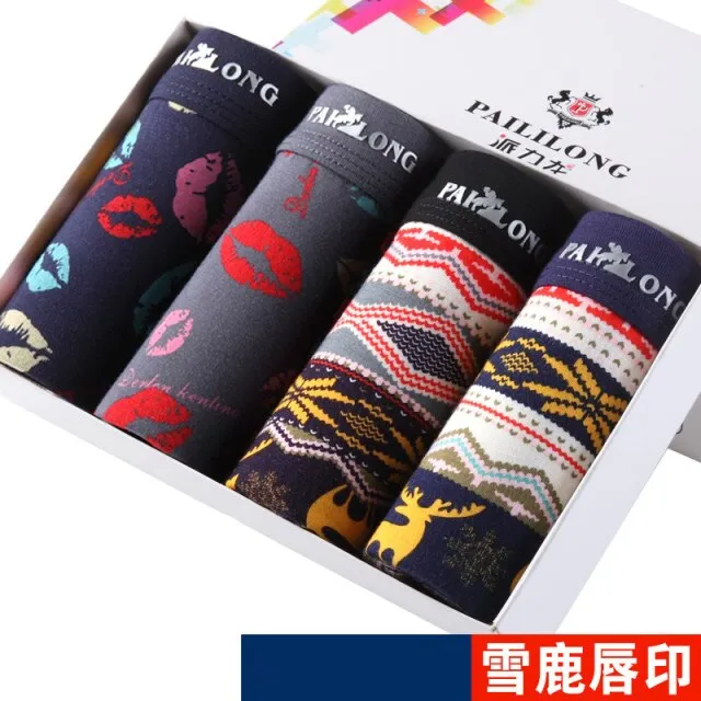 New Mens Underwear Boxers Fashion printed Men Underpants Boxer Shorts Modal Male Panties Pouch Sheath Underpants