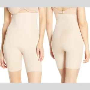 NEW Spanx Thinstincts High Waist Mid-Thigh Shorts Nude [SZ Medium‎ ]
