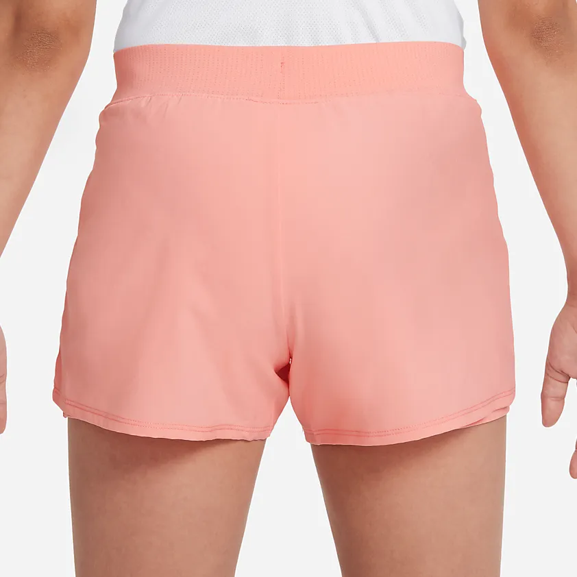 Nike Girls' Dri-FIT Victory Shorts (Bleached Coral/White)