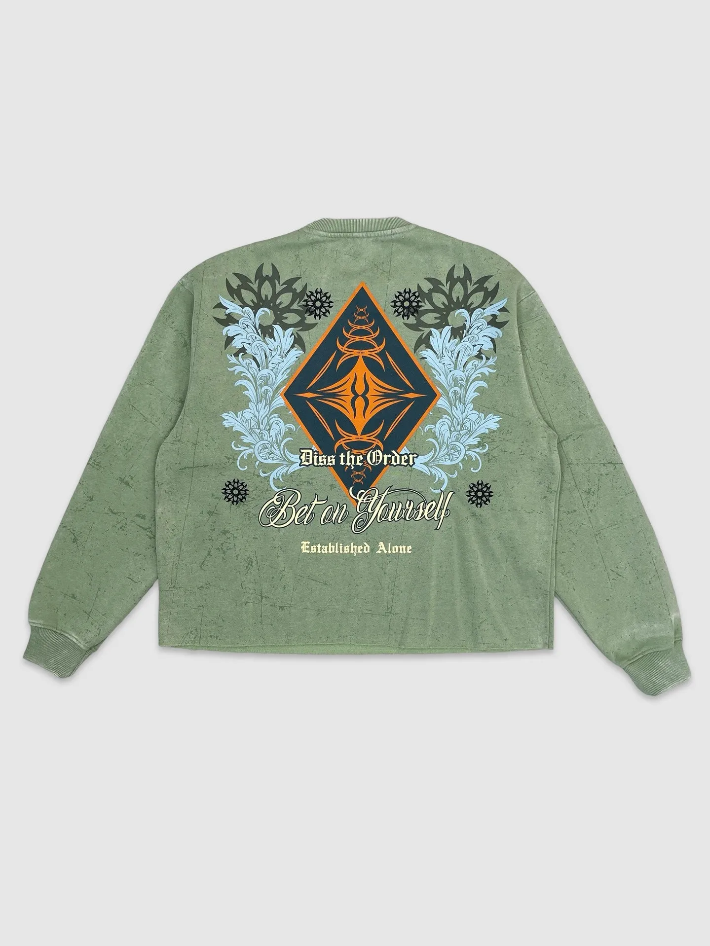 NOR-GN4086-Bet On Yourself Crop Sweatshirt