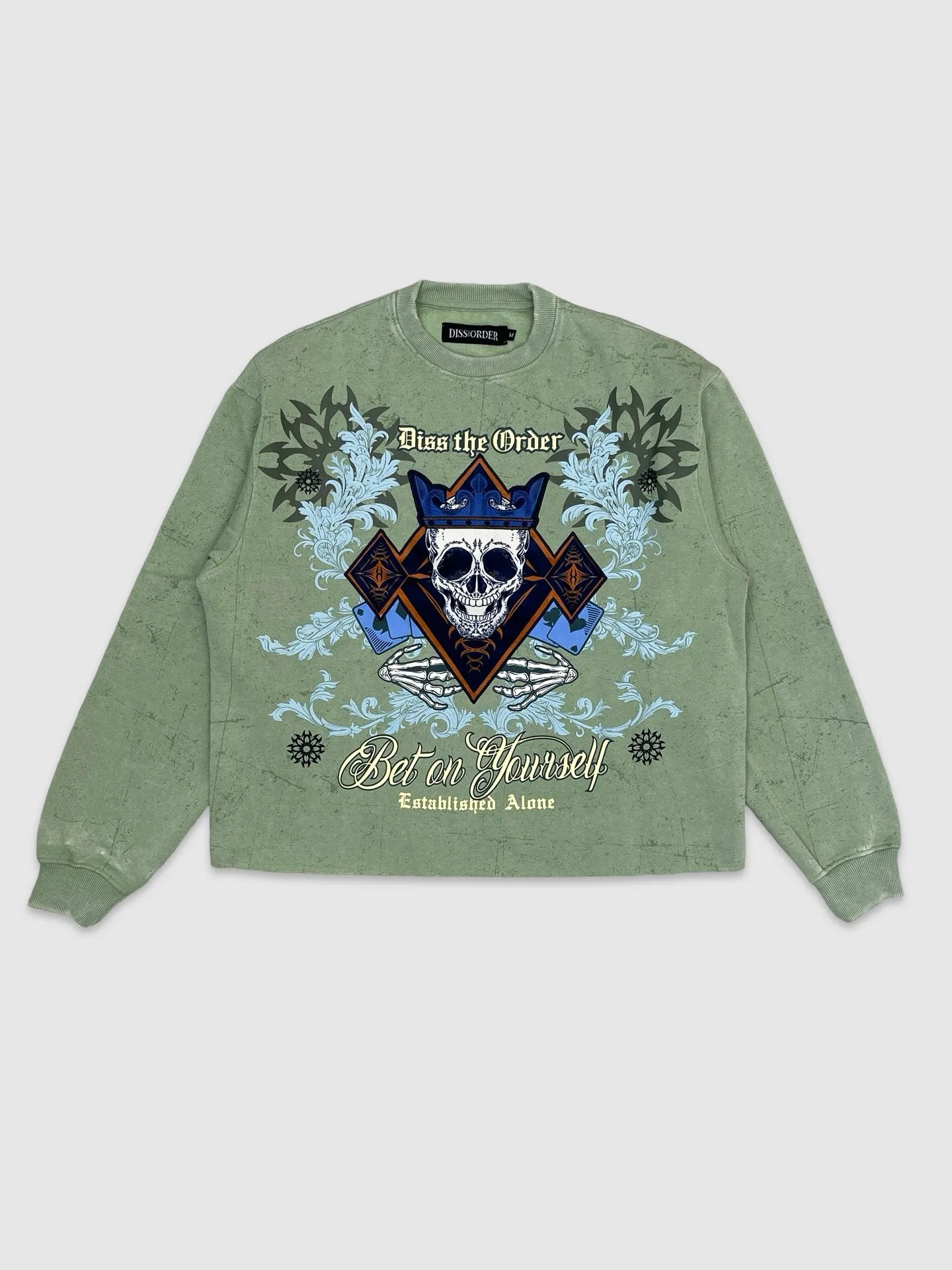 NOR-GN4086-Bet On Yourself Crop Sweatshirt