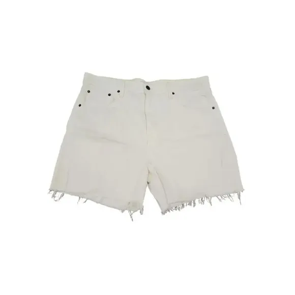 NWOT ETICA Skylar White Cutoff Shorts Size 30