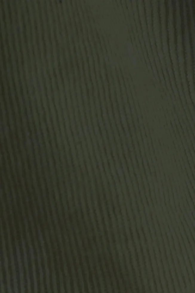 Olive Green Corduroy Shorts