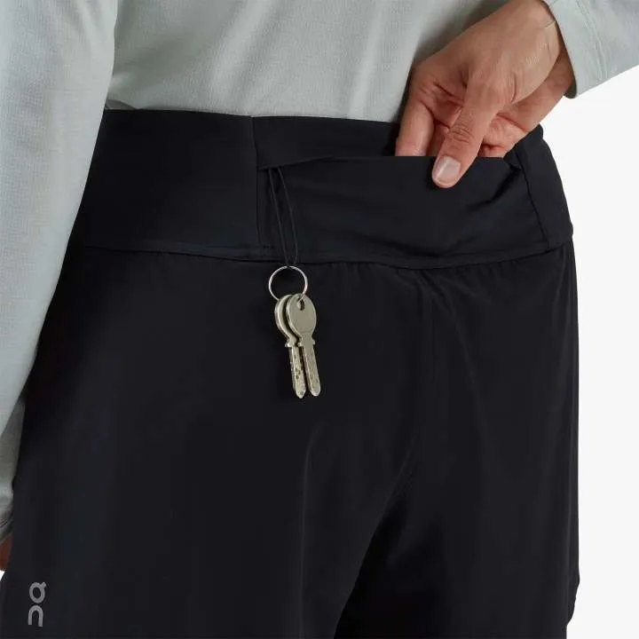 On Women's Running Shorts Black