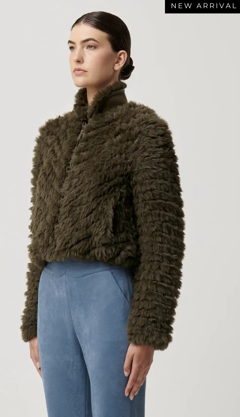OnceWas Faux Fur Jacket Range