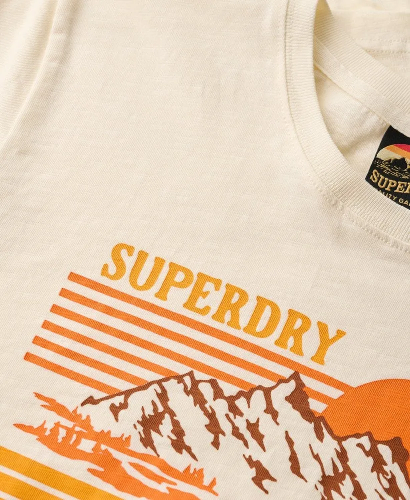 Outdoor Stripe Fitted Tshirt | Riff White