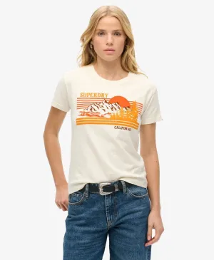 Outdoor Stripe Fitted Tshirt | Riff White