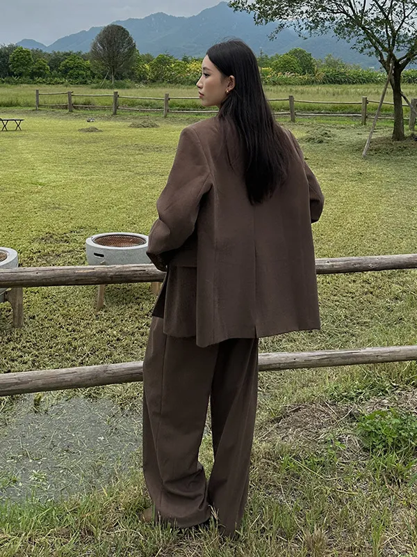 Oversized Double-Breasted Blazer