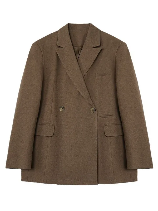 Oversized Double-Breasted Blazer