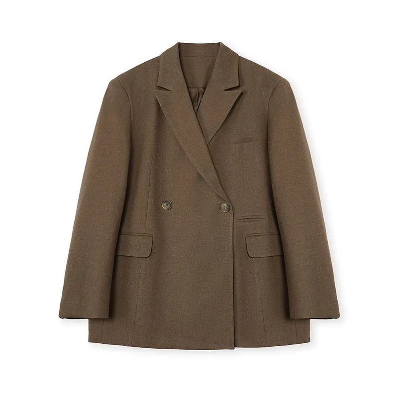 Oversized Double-Breasted Blazer