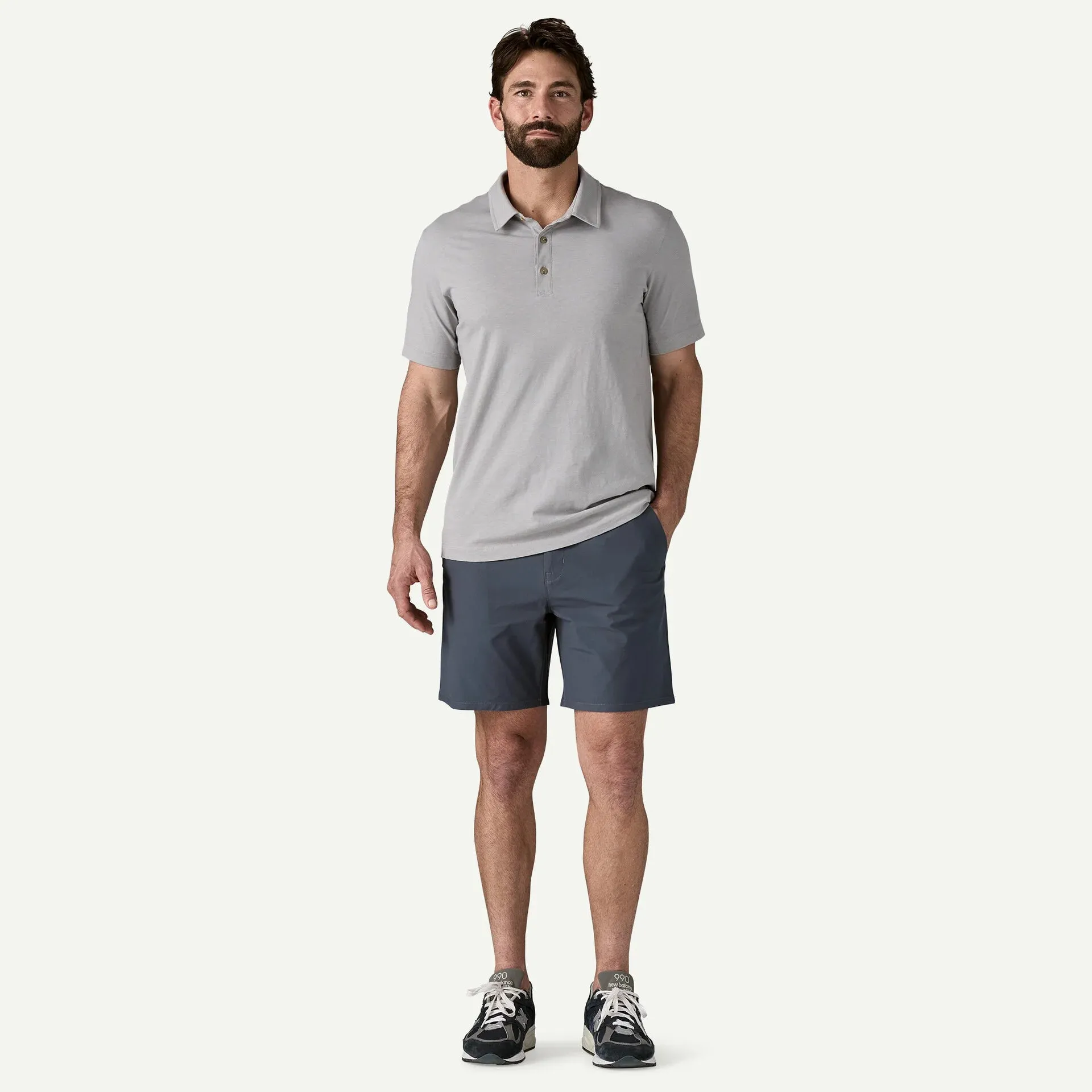 Patagonia Men's Transit Traveler 7in Shorts in Smolder Blue