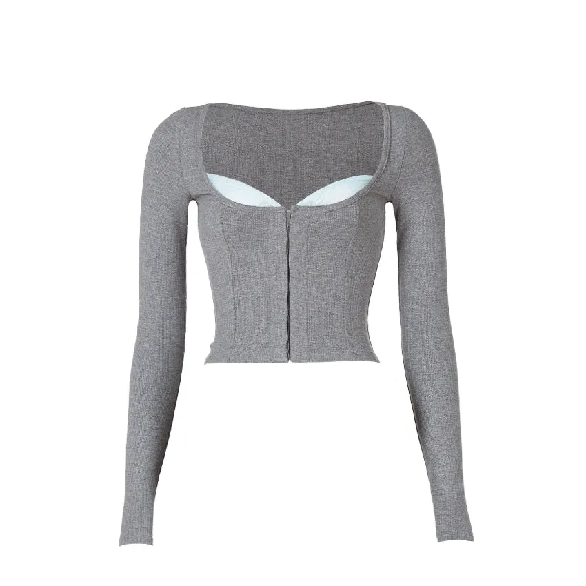 Pink & Gray Knit Suit