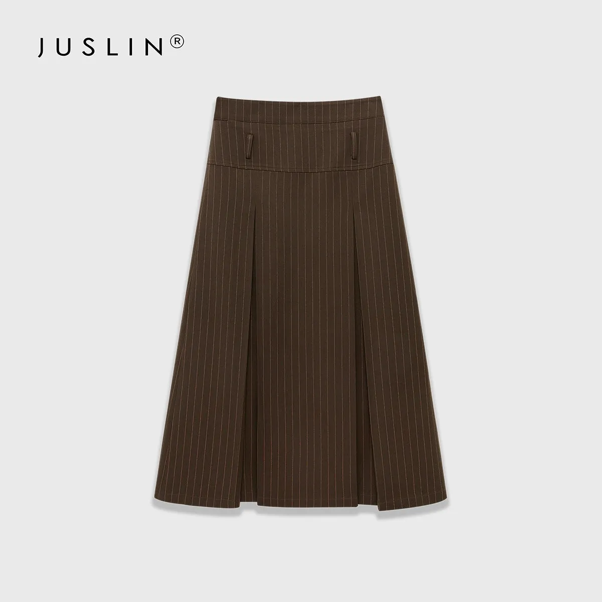 Pinstripe Vest and Skirt Set