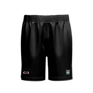 Port United Black SlimFit HP Split Sport Shorts Pro