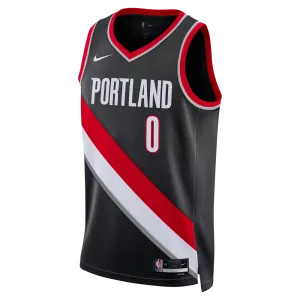 Portland Trail Blazers Damian Lillard 22/23 Icon Edition Swingman Jersey