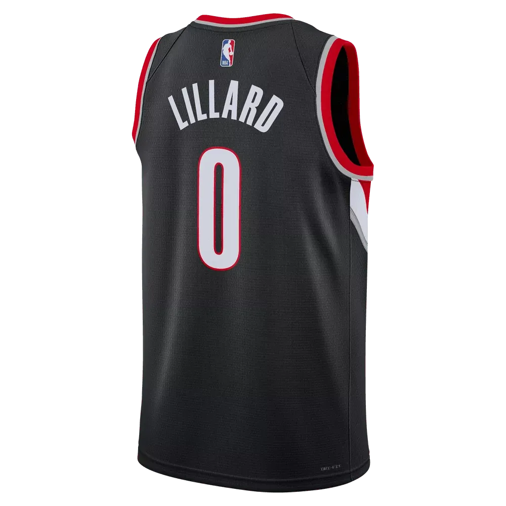 Portland Trail Blazers Damian Lillard 22/23 Icon Edition Swingman Jersey