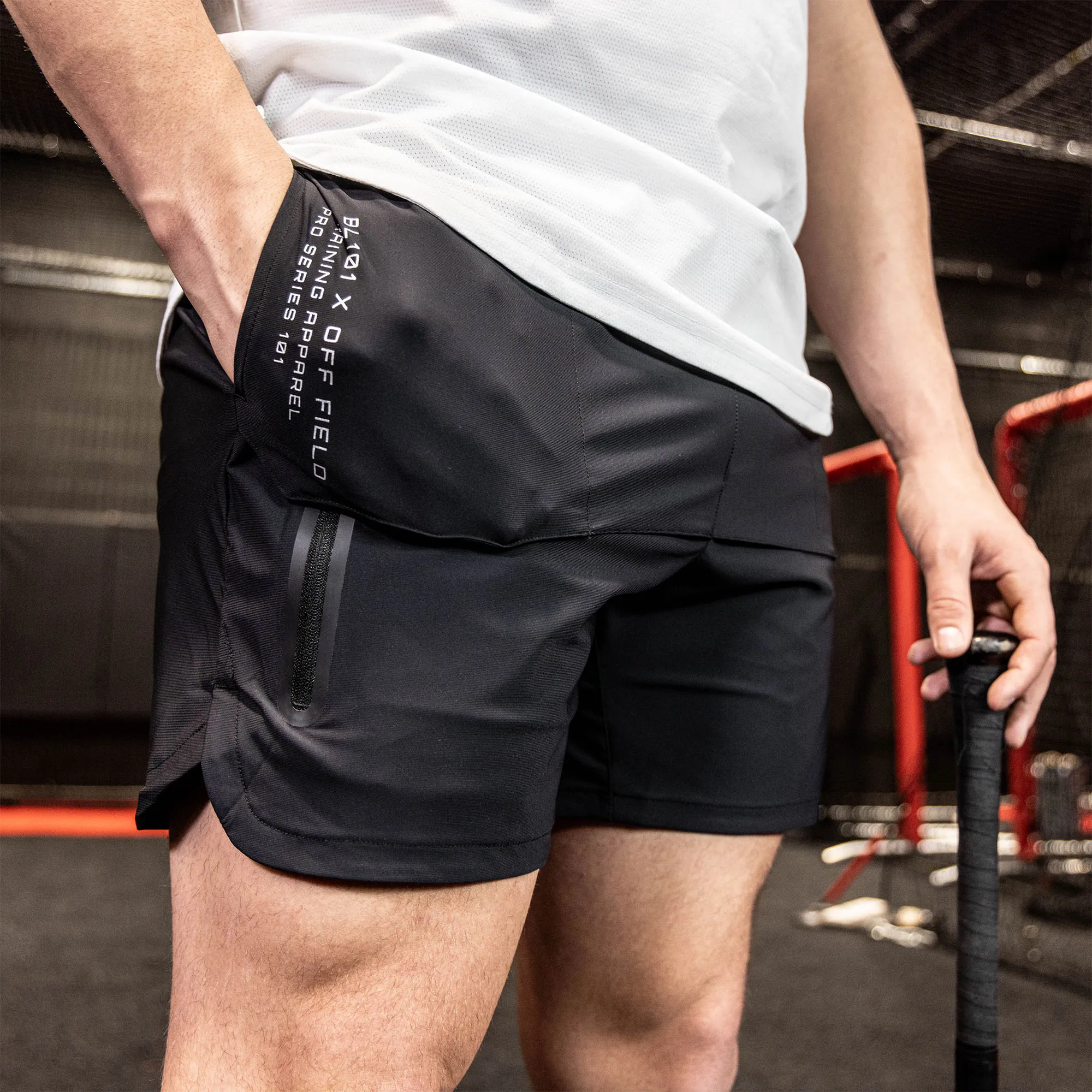 Pro Series Overlay Youth Shorts - Black