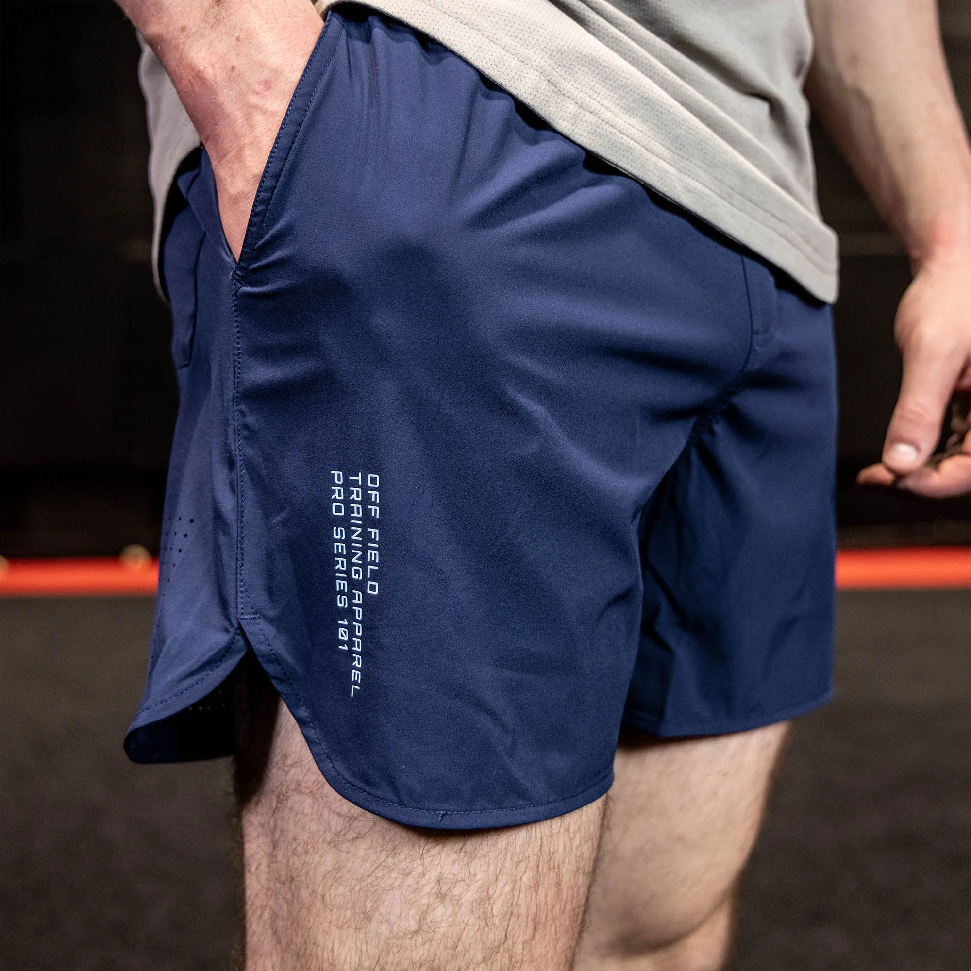 Pro Series Shorts - Navy/Light Blue