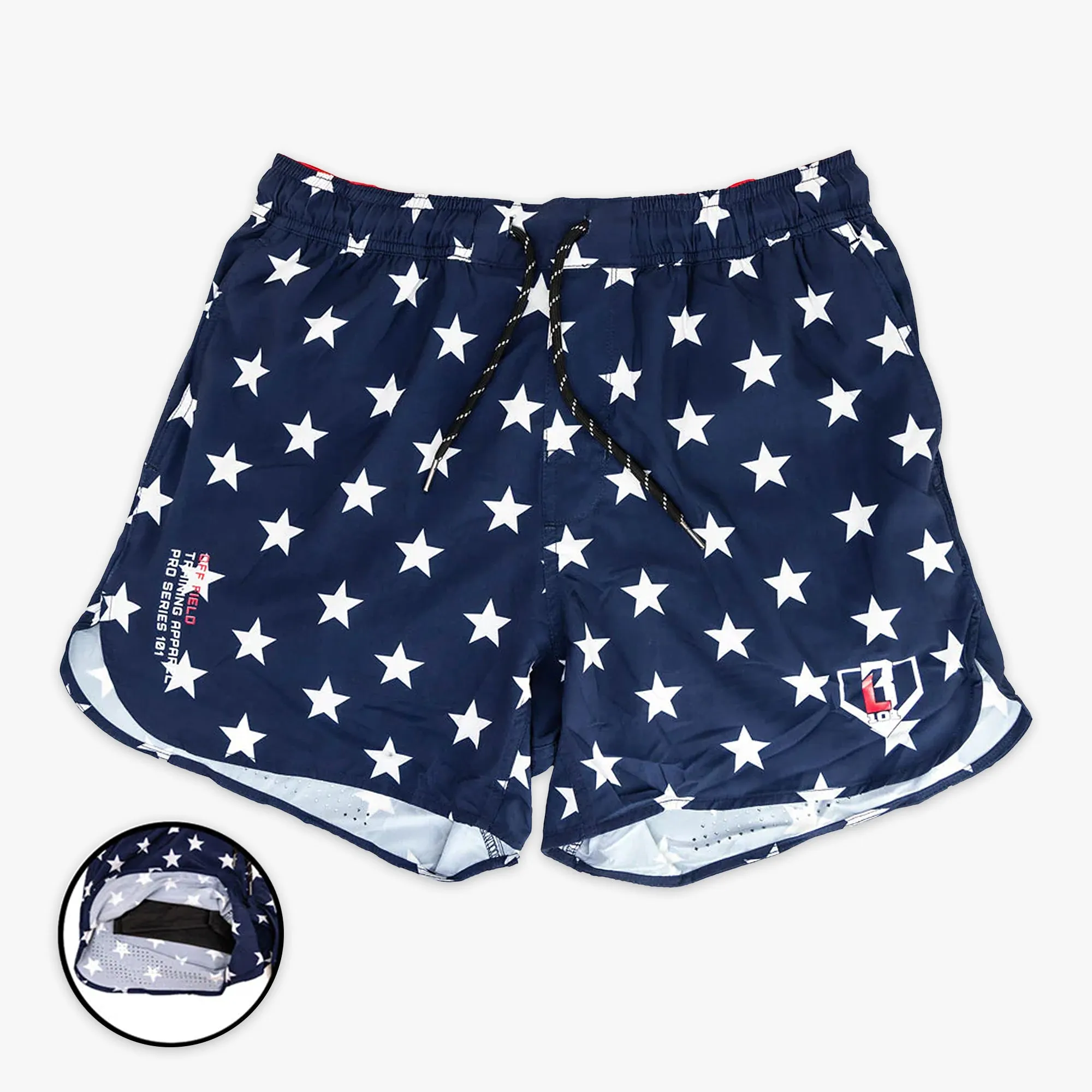 Pro Series Shorts with Liner - Freedom