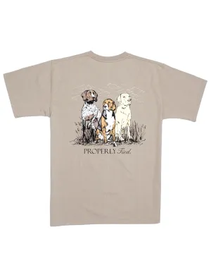 Properly Tied Triple Dog Tee - Sand